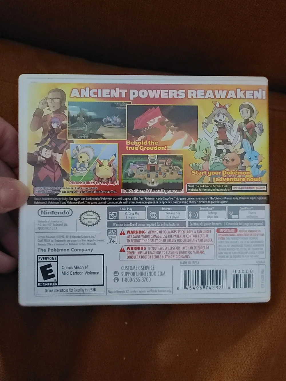 Pokemon Omega Ruby Nintendo 3DS Case Only, No Game, No Manual - Picture 2 of 3